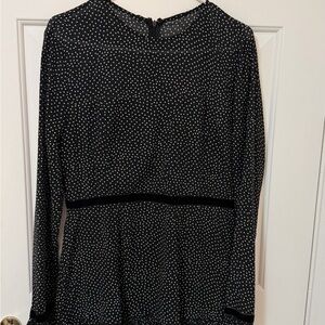 Lulu's Black and White Polka Dot Dress